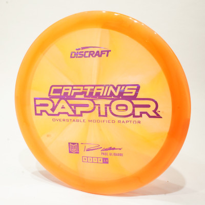Discraft Z Captain's Raptor 2025 Ulibarri Signature Model