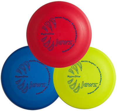 Hyperflite Jawz 3 Pack - Durable Frisbee Dog Discs - Heavy Duty and Tough
