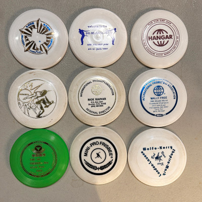 Wham-O 9-Pack Assorted Mini Frisbee Flying Discs Mini Pro