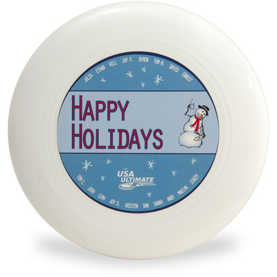 Discraft Ultra-Star USAU Holiday Disc 2017